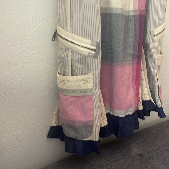 Desigual Size 38 dress. Whimsical design. Sleeveless loop/button shoulder. Boho. - Picture 9 of 12